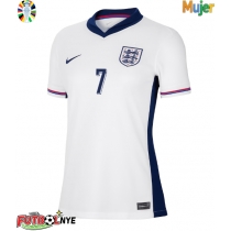 Camiseta Inglaterra Bukayo Saka #7 Primera Equipación para mujer Eurocopa 2024 manga corta